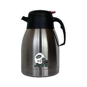 NFL New York Jets 1.5 Liter Coffee / Drink Carafe:  Kitchen 