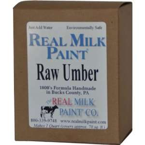  Real Milk Paint Raw Umber   Quart