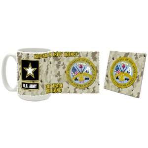  US Army National Security Agency Coffee Mug/Coaster 