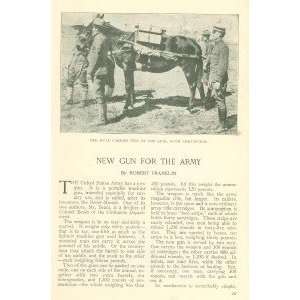    1910 BenetMercie Portable Machine Gun U S Army: Everything Else