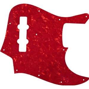    Red Pearl Pearloid J Bass Geddy Lee Pickguard Musical Instruments