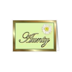  AUNTY BLANK CARD FAMILY MEMBER Card: Health & Personal 