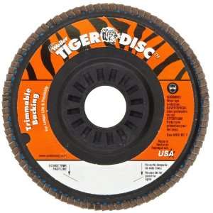  Weiler Trimmable Tiger Abrasive Flap Disc, Type 29, Round 
