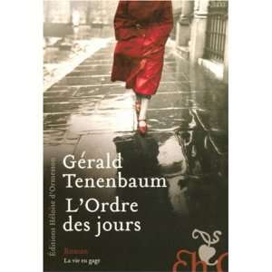  LOrdre des jours Gérald Tenenbaum Books