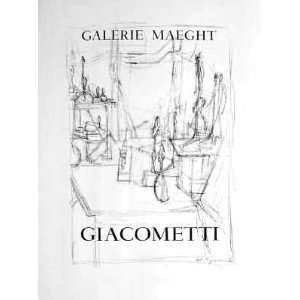  Galerie Maeght, 1951 by Alberto Giacometti, 20x27