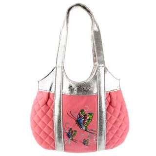Ed Hardy Girls Allison Quilted Tote   Pink  
