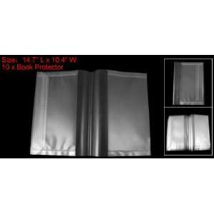  Gino Student Clear Soft Plastic Book Protector Set 10 PCS 