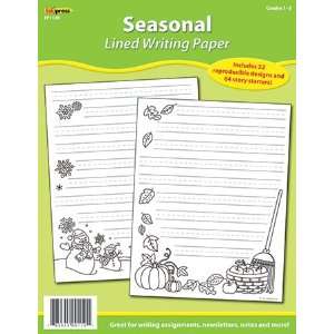  Seasonal Lined Writing Paper Toys & Games
