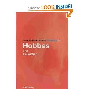   Philosophy Guidebook to Hobbes and Leviathan Glen Newey Books