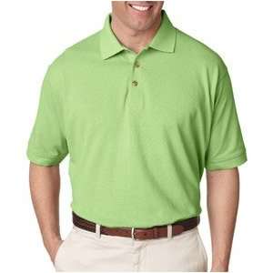   Classic Cotton Pique Polo Shirt, Apple, X Large: Sports & Outdoors