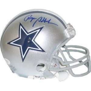  Roger Staubach signed Dallas Cowboys Replica Mini Helmet 