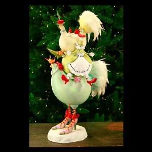    Patience Brewster 3 French Hens Display Piece: Home & Kitchen
