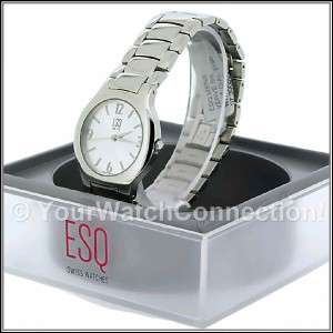 New ESQ Verve Stainless Steel White Dial Mens 07300803  