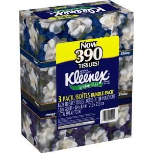  Kleenex Facial Tissue With Lotion, Regular, 3 Ply Tissue 