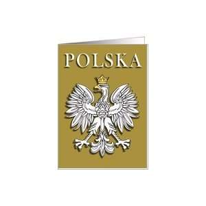  Polska Polish Eagle with Gold Crown Card: Health 