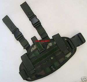 New Molle Versatile Holster Woodland Camo  Airsoft  