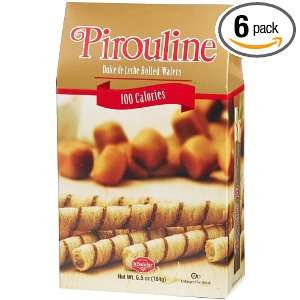 Pirouline Dulce De Leche Cream Filled Wafer Rolls, 100 Calorie Pack (2 