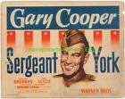 1941 SERGEANT YORK print Movie Ad Gary Cooper Walter Br