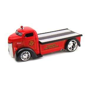    Jada 1/24 1947 Ford COE Fire Rescue Flatbed Truck: Toys & Games