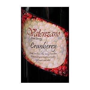  2009 Valenzano Cranberry Wine 750ml Grocery & Gourmet 