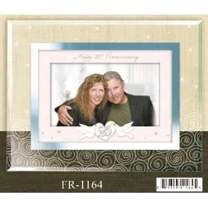 Gift Alliance Photo Frame Happy 25th Wedding Silver Anniversary Holds 
