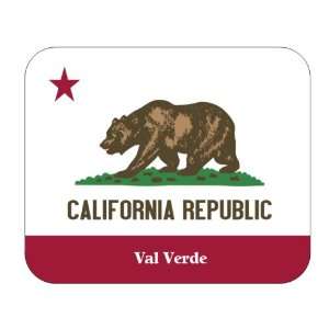  US State Flag   Val Verde, California (CA) Mouse Pad 