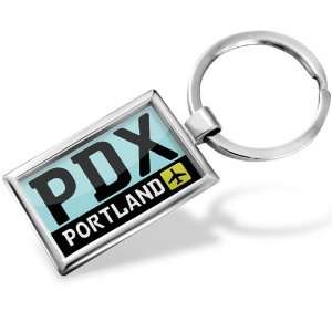 Keychain Airport code PDX / Portland country: United States   Hand 