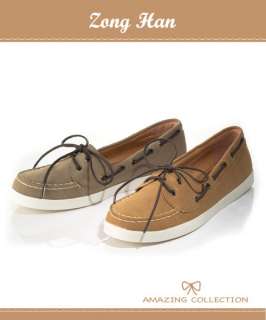 BN Comfy Slip on Womens Boat shoes Brown & Khaki Color  