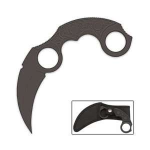  Black Destroyer Karambit with Sheath: Sports & Outdoors