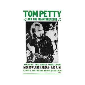  Tom Petty and the Heartbreakers Concert Poster