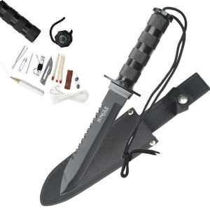  Survival Knife with Kit