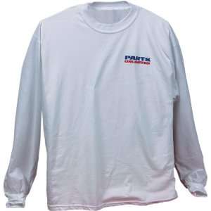  Parts Unlimited T shirts Long Sleeve White X large Sports 