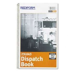  Drivers Dispatch Log Book, 7 1/2 x 2, Two Part Carbonless 