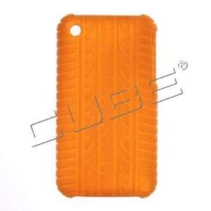 Apple iPhone 3G/3GS Tire Design Orange 1 pcs Snap On Hard Case/Cover 