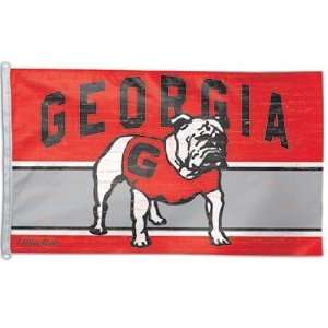 Georgia Bulldogs Flag 3x5 Vintage Throwback College  