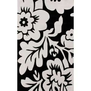  Rugs USA Serenity 6 x 9 black Area Rug: Home & Kitchen