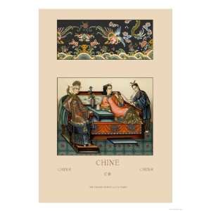 Chinese Empress, Imperial Wife, and Servant Giclee Poster 