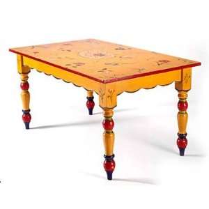  Country French Table   Yellow