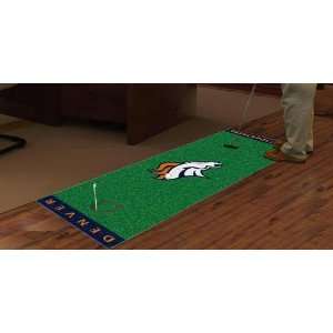  NFL   Denver Broncos Golf Putting Green Mat Electronics