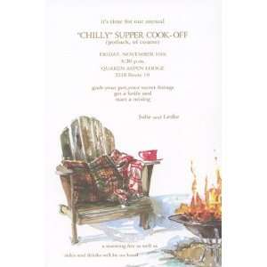  Fire Pit, Custom Personalized Theme Parties Invitation, by 