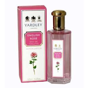 YARDLEY ENGLISH ROSE Perfume. EAU DE TOILETTE SPRAY 4.2 oz / 125 ml By 