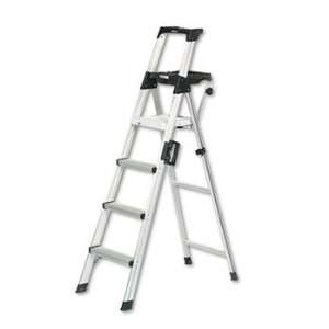 Cosco Six Foot Lightweight Aluminum Folding Step Ladder w/Leg Lock and 