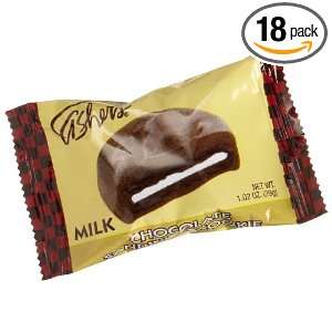 Ashers Milk Chocolate Sandwich Cookie, 1.02 Ounce Packages (Pack of 