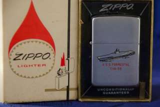 1960 USS Forrestal Boxed Zippo Lighter  