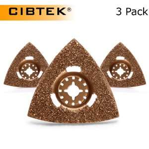  Cibtek Brazed Carbide Triangular Grinding Blade   3 Pack 