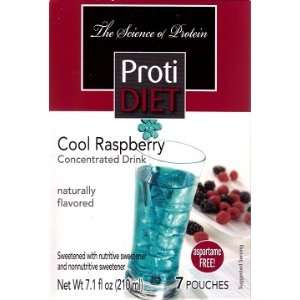   Diet Cool Raspberry Concentrated Drink Mix (7 Pouches) Aspartame Free