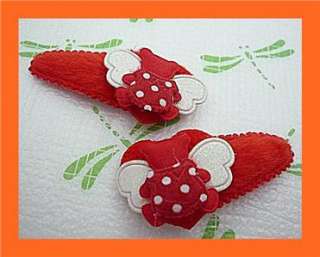 Lovley Five Colors Angel Bear Baby Girls Toddler Hair Clips  