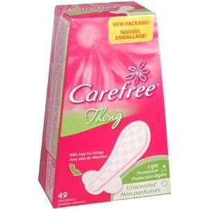  CAREFREE LINERS THONG UNSC 49 EACH