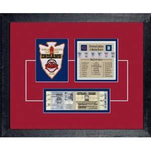  Cleveland Indians 1948 World Series Replica Ticket & Patch 