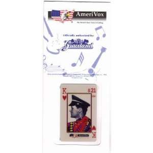   21. Elvis King of Hearts (With USA) Set of 2. Graceland Envelopes